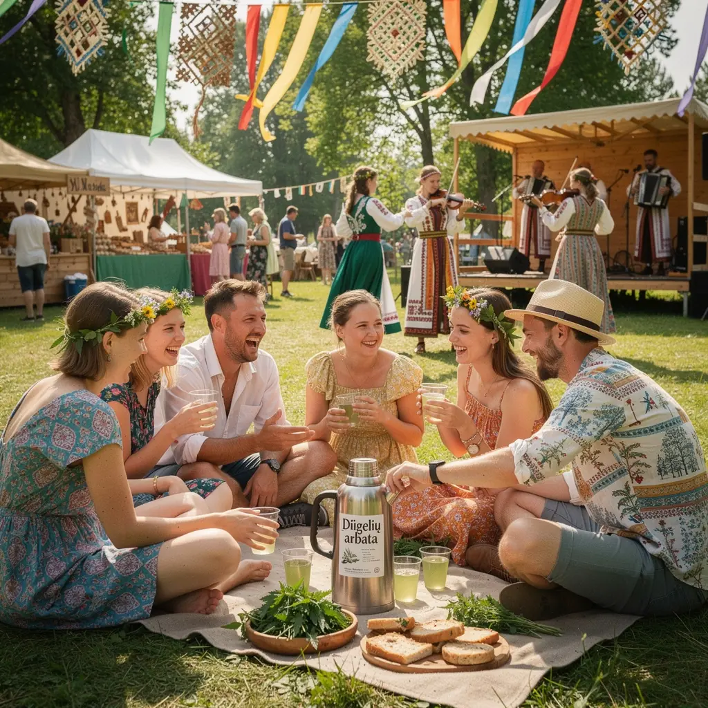Šviežiai paruošta dilgėlių arbata, gausiai prisotinta mineralų ir vitaminų.