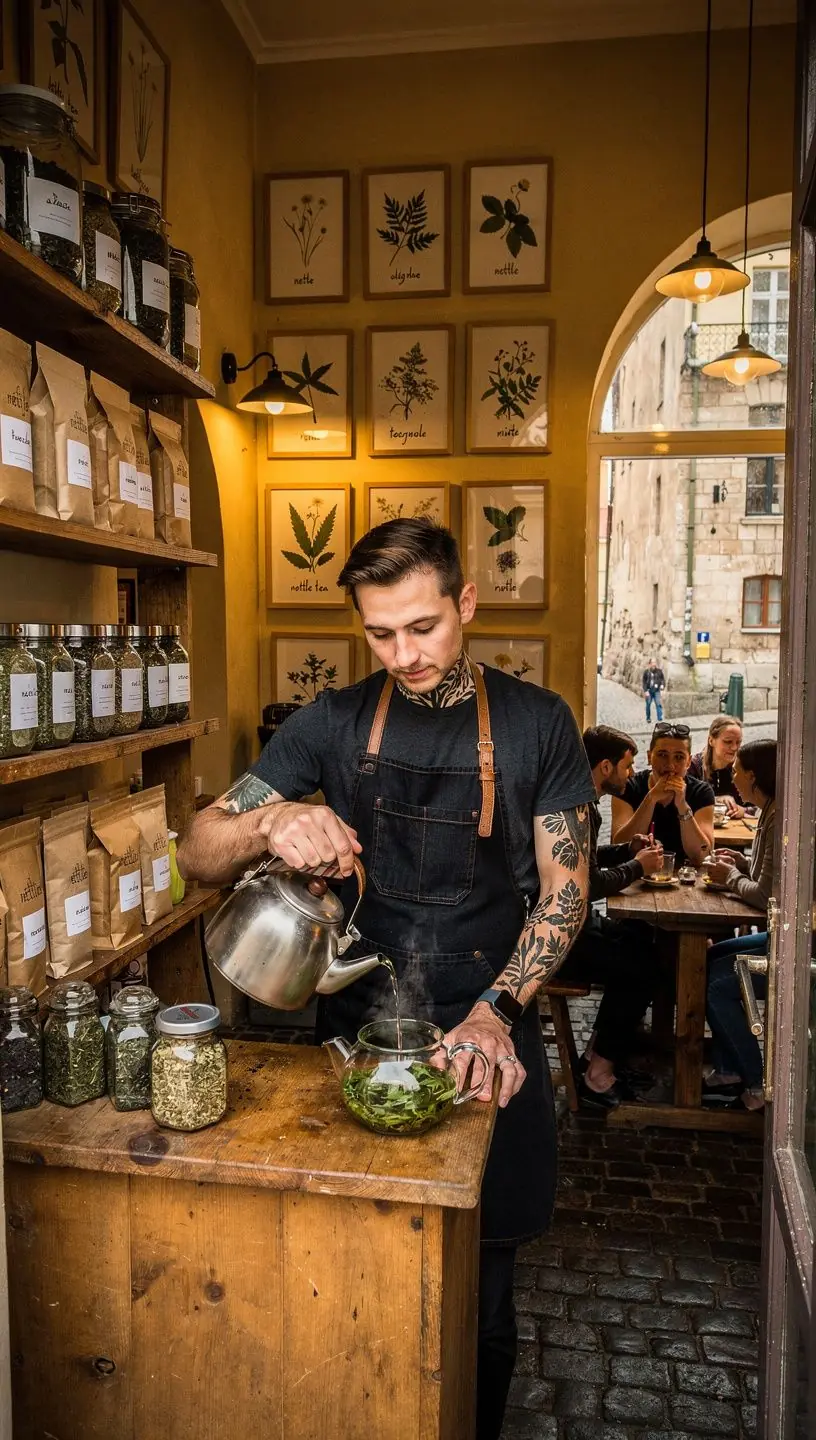 Kraujospūdžio kontrolės arbatos ingredientų kompozicija, atskleidžianti mineralų turtingumą.